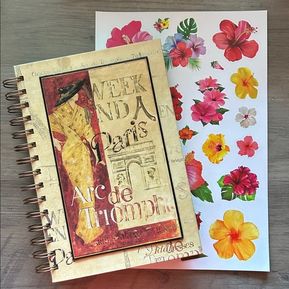Other - Address Book And Floral Stickers